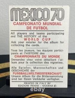 1970 Panini World Cup Mexico 70 Albert Hungary 1962 International Version Red