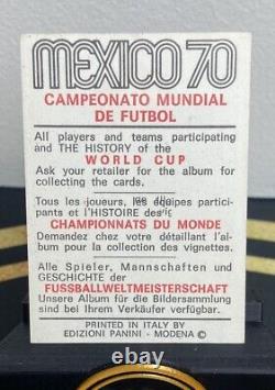 1970 Panini World Cup Mexico 70 Eusebio Portugal 1966 International Red Version