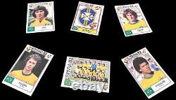 1982 Panini Espana 82 World Cup Zico Falcao Badge Sticker Brazil Spain