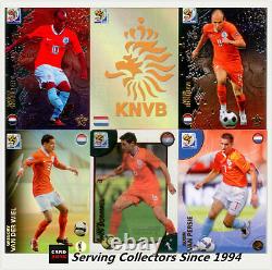 2010 Panini FIFA South Africa World Cup Soccer Cards Full Team Set Nederland(9)