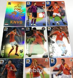 2010 Panini FIFA South Africa World Cup Soccer Cards Full Team Set Nederland(9)