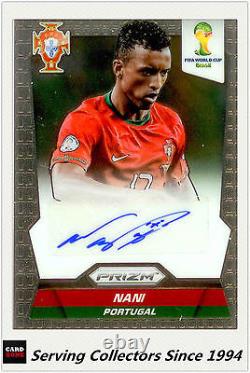 2014 Panini FIFA World Cup Soccer Signature Card Nani (Portugal)