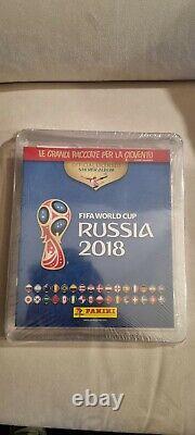 2018 Fifa World Cup Russia Panini Album + Complete Set Factory Sealed Real New