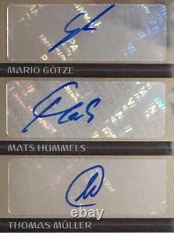 2018 PANINIFIFA World Cup Germany National Team Triple Autograph Limited to 30
