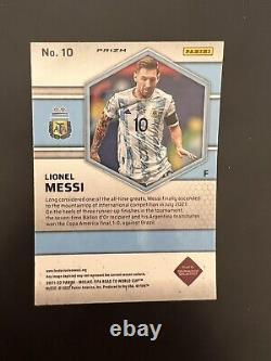 2021-22 Panini Mosaic FIFA Road To World Cup Argentina Lionel Messi Gold SSP