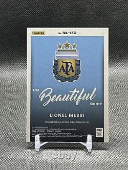 2022-23 Panini FIFA Donruss Lionel Messi The Beautiful Game Auto