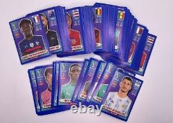 2022 Panini FiFA World Cup Stickers Blue Border Lot Of 238