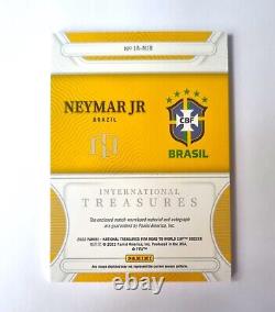 2022 Panini National Treasures FIFA Road To World Cup Neymar Jr Patch Auto /25