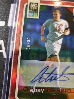 2023 Panini Donruss Women FIFA World Cup Christine Sinclair RED Autograph /99