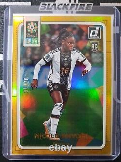 2023 Panini Donruss Women FIFA World Cup World Cup Nicole Anyomi RC GOLD Numbered /10