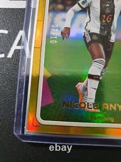2023 Panini Donruss Women FIFA World Cup World Cup Nicole Anyomi RC GOLD Numbered /10