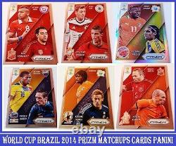 Choose FIFA World Cup 2014 Brazil Adrenalyn XL MATCHUPS Prizm Cards Panini