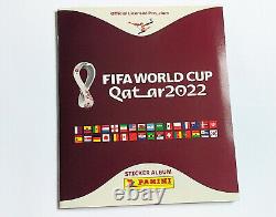 Complete Panini Qatar World Cup 2022 Soft Cover Sticker Album Superb Photos