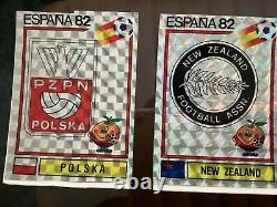 ESPANA 1982 PANINI WORLD CUP Test Proof Set Of 24 Prismatic Team Foils SPAIN 82