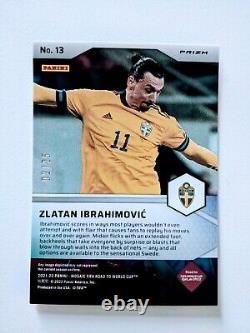 FIFA World Cup Mosaic 2022 Zlatan Ibrahimovic Sweden Pitch Masters Prizm 02/25