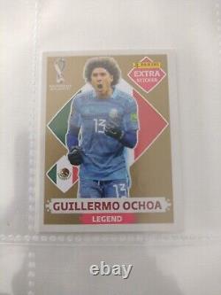 Fifa World Cup Qatar 2022 Guillermo Eightoa Gold Extra Sticker Panini