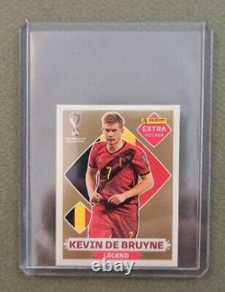 Kevin De Bruyne Legend Gold Extra Sticker PANINI FIFA World Cup Qatar 2022 RARE