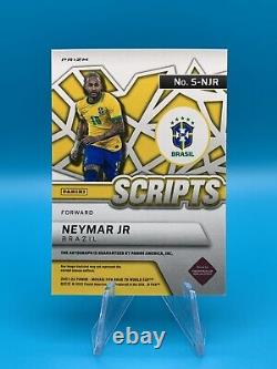 NEYMAR JR 2021-22 Mosaic FIFA World Cup Scripts Mosaic Auto #S-NJR Brazil PSG
