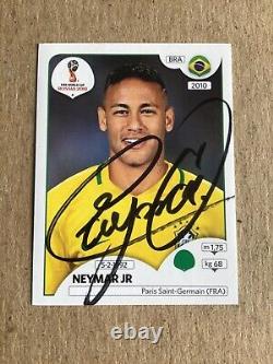 Neymar Jr, Brazil? Panini FIFA World Cup 2018 hand signed