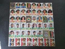 PANINI FIFA WORLD CUP ITALY 1990 COMPLETE SET 448 stickers Black Original RARE