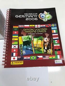 Panini 2006 FIFA Germany World Cup Soccer Trading Card FULL SET (205) + ALBUM