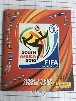 Panini 2010 World Cup Sticker Complete Album Mint No writing