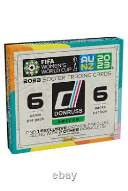Panini Donruss Fifa Women's World Cup Soccer Hobby Box 2023