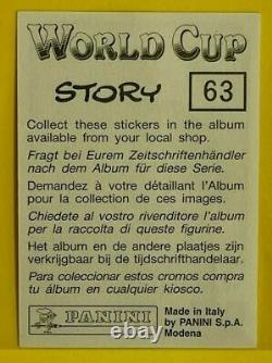 Panini FIFA 1974 GERMANY World Cup Story Sticker FRANZ BECKENBAUER 63 NEW