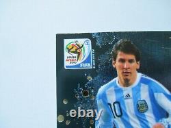 Panini FIFA World Cup 2010 Premium #44 Lionel Leo Messi Metallized Card