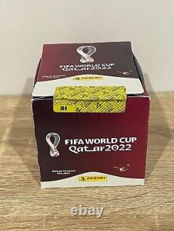 Panini FIFA World Cup 2022 Sticker Collection x 50 Packs Factory Sealed BoxAU