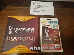 Panini FIFA World Cup Qatar 2022 HARD COVER Album + Full Set & Factory Sealed