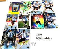 Panini Fifa World Cup Soccer Trading Card Base Team Set 2006-2018-argentina (4)