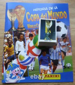 Panini Historia de la Copa del Mundo World Cup Story Empty Album + Loose Set
