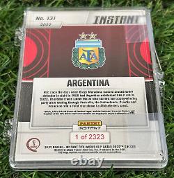 Panini Instant FIFA World Cup Qatar 2022 Argentina 12 Card Team Set #120-131