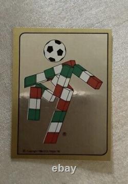 Panini Italia 90 FIFA World Cup 1990 Rookies No 1 2 3 4 Unglued Original Backs