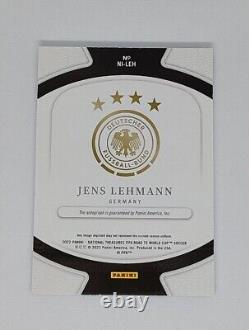 Panini National Treasures FIFA World Cup 2022 Jens Lehmann Car /10