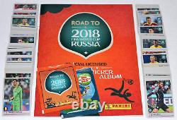 Panini Road To FIFA World Cup Russia 2018 Complete Package Set + Album