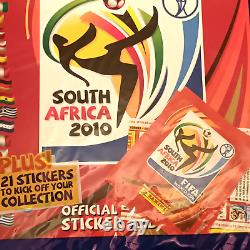 Panini World Cup 2010 Sealed Starter Album & Complete Set Of 640 Loose Stickers