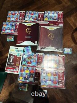 Panini World Cup 2022 Qatar Complete Set Of 638 Stickers, H/back Album + Update