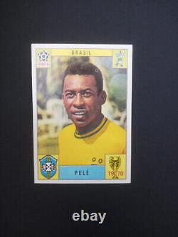 Pele Bisvalida Back Mexico 70 World Cup Panini 1970 Sticker Card Pelé